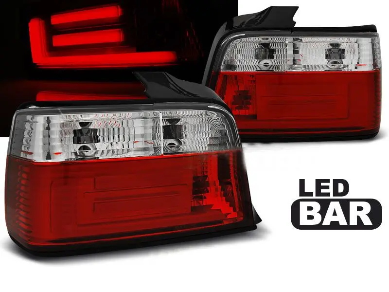 Baklykter LED BMW (E36) 1990-1999 SEDAN RED WHITE