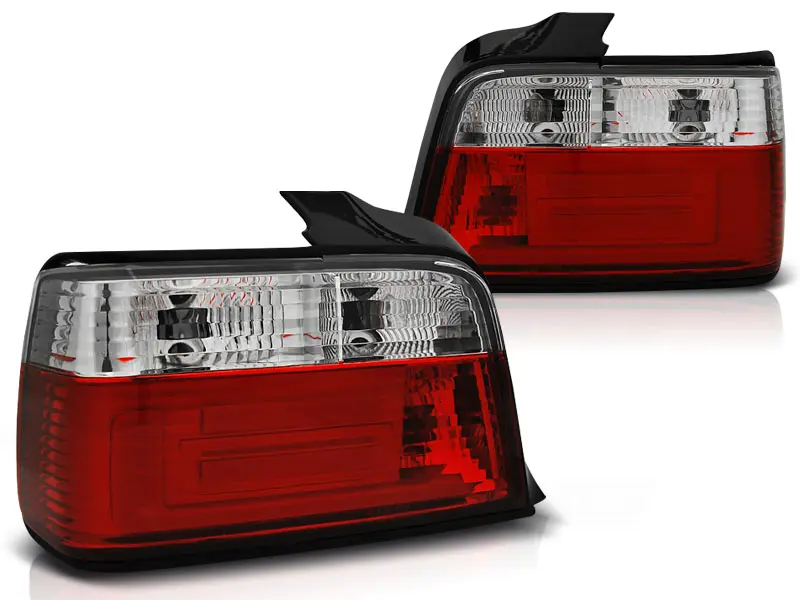 Baklykter LED BMW (E36) 1990-1999 SEDAN RED WHITE – bilde 2