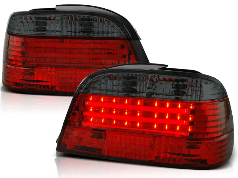 Baklykter LED BMW (E38) 1994-2001 RED SMOKE – bilde 2