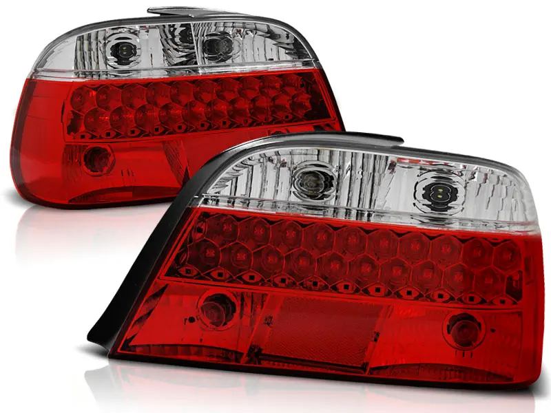 Baklykter LED BMW (E38) 1994-2001 RED WHITE – bilde 2