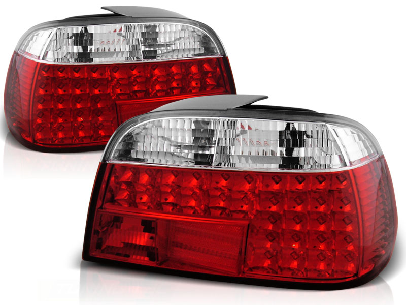 Baklykter LED BMW (E38) 1994-2001 RED WHITE – bilde 2
