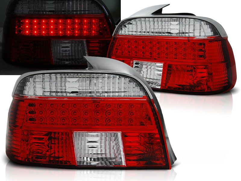Baklykter LED BMW (E39) 1995-2000 RED WHITE