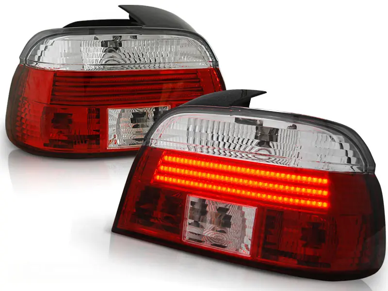 Baklykter LED BMW (E39) 1995-2000 RED WHITE – bilde 2