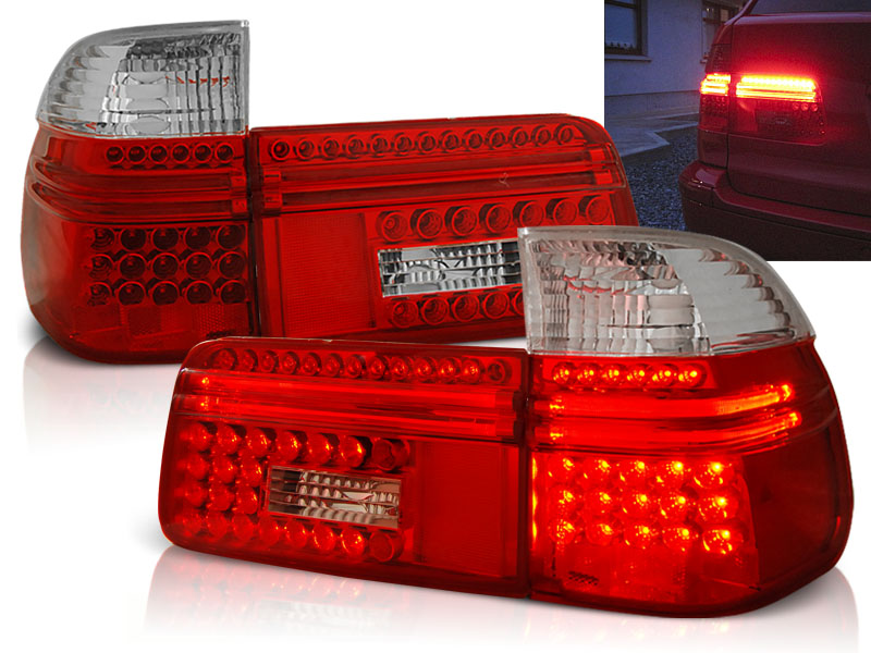 Baklykter LED BMW (E39) 1997-2000 TOURING RED WHITE
