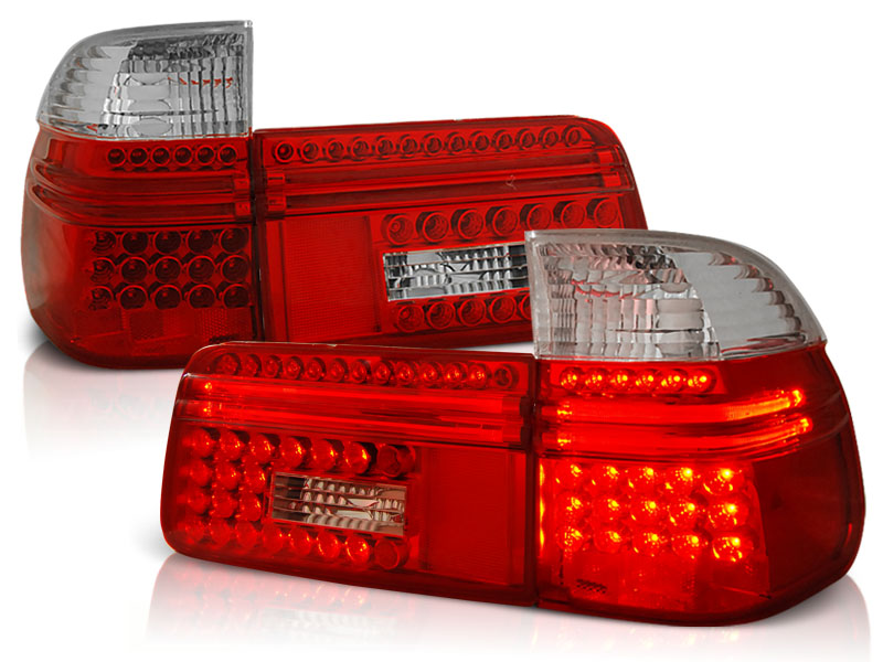 Baklykter LED BMW (E39) 1997-2000 TOURING RED WHITE – bilde 2