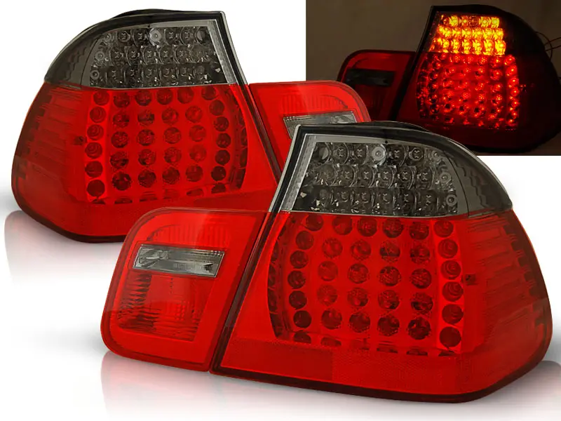 Baklykter LED BMW (E46) 1998-2001 SEDAN RED SMOKE