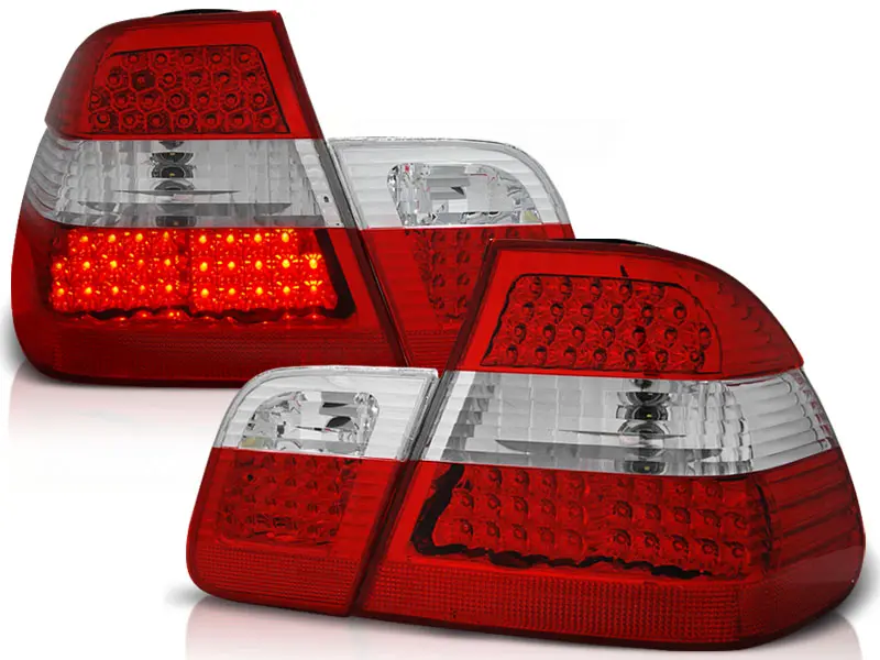 Baklykter LED BMW (E46) 1998-2001 SEDAN RED WHITE