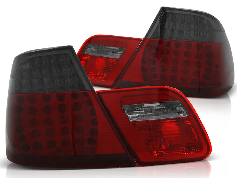 Baklykter LED BMW (E46) 1999-2003 COUPE RED SMOKE – bilde 2