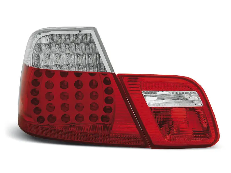 Baklykter LED BMW (E46) 1999-2003 COUPE RED WHITE – bilde 3