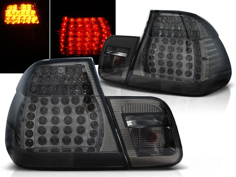 Baklykter LED BMW (E46) 2001-2005 SEDAN SMOKE