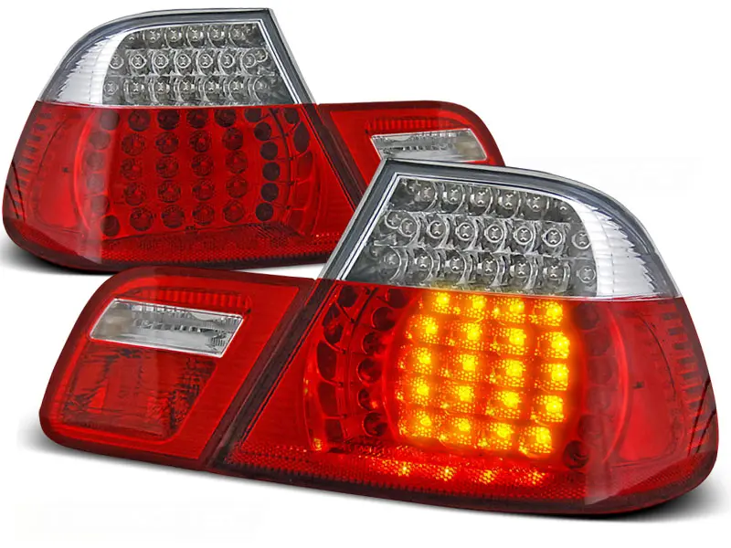 Baklykter LED BMW (E46) Coupe 1999 - 2003 |  Red White Edition