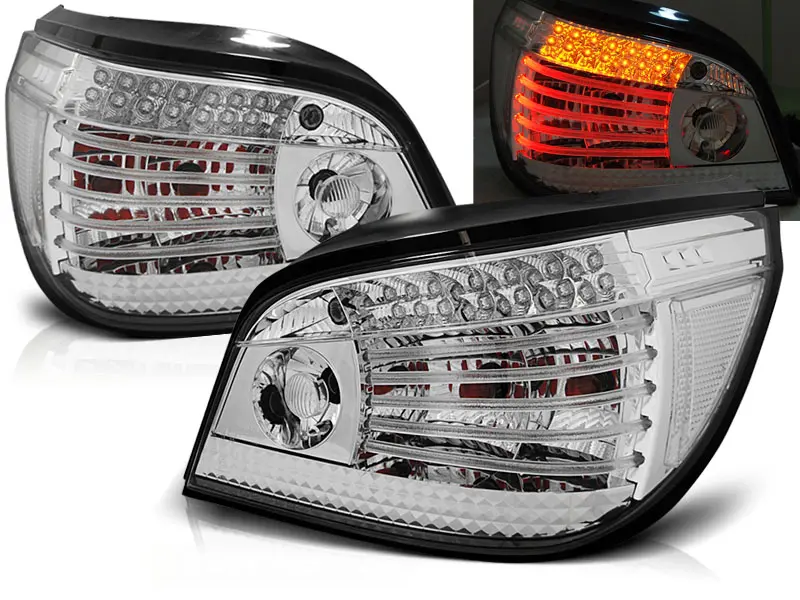 Baklykter LED BMW (E60) 2003-2007 CHROME