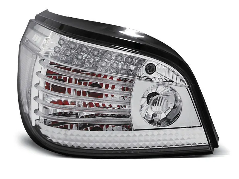 Baklykter LED BMW (E60) 2003-2007 CHROME – bilde 3