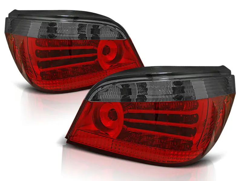 Baklykter LED BMW (E60) 2003-2007 RED SMOKE – bilde 4