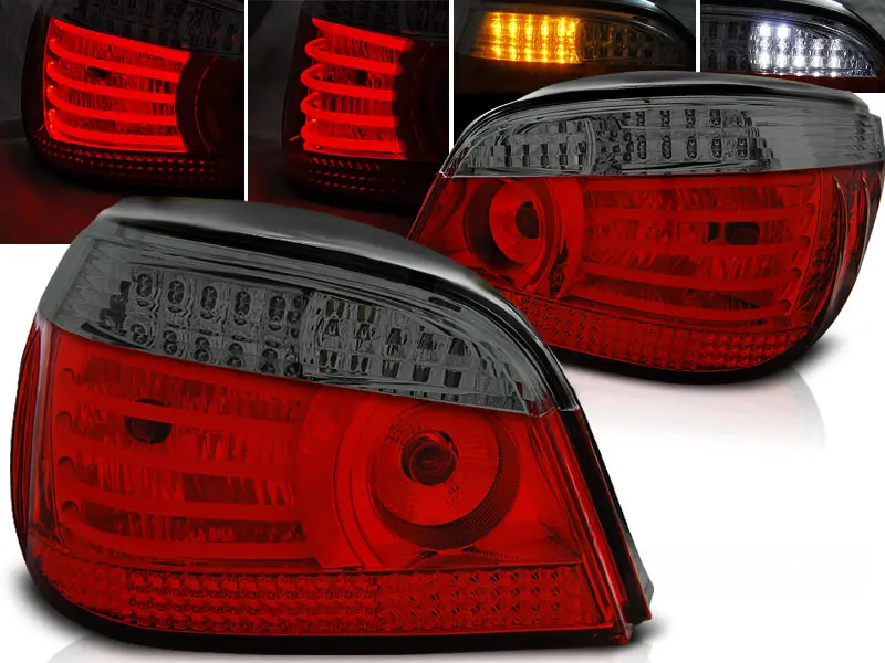 Baklykter LED BMW( E60) 2003-2007 RED SMOKE