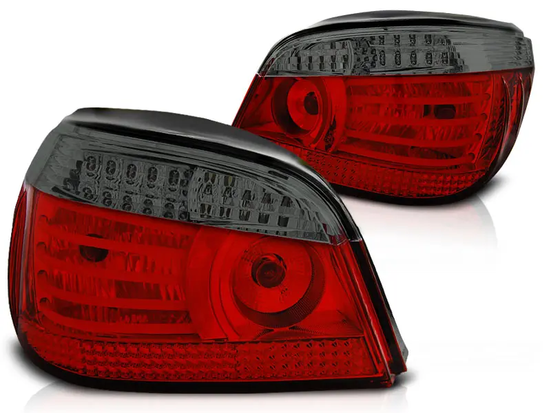 Baklykter LED BMW( E60) 2003-2007 RED SMOKE – bilde 2