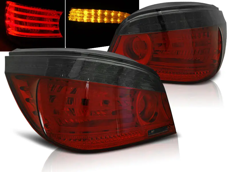 Baklykter LED BMW (E60) 2003-2007 RED SMOKE