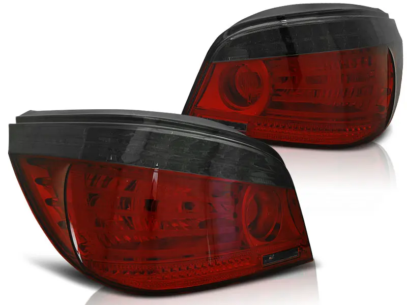 Baklykter LED BMW (E60) 2003-2007 RED SMOKE – bilde 2