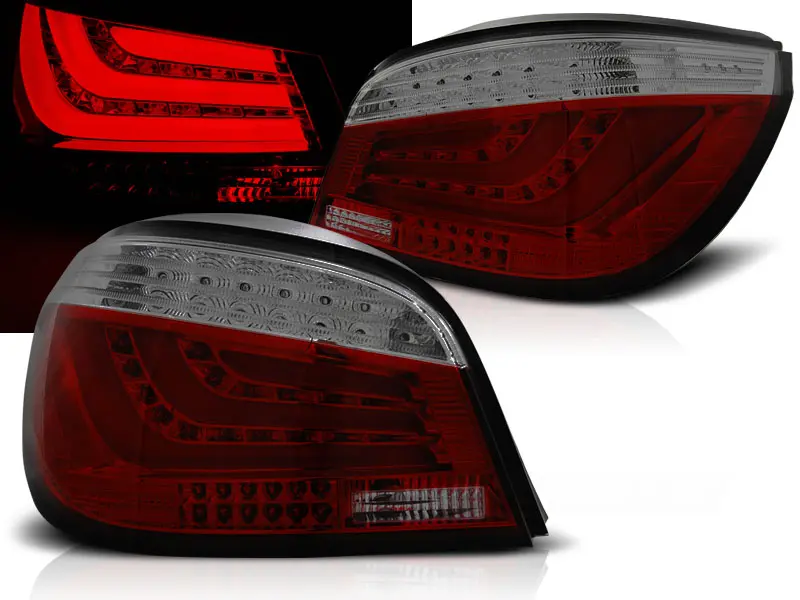 Baklykter LED BMW (E60) 2003-2007 RED SMOKE