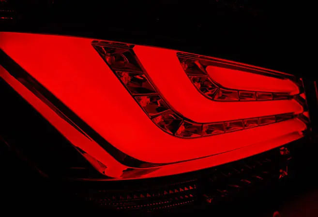 Baklykter LED BMW (E60) 2003-2007 RED SMOKE – bilde 3