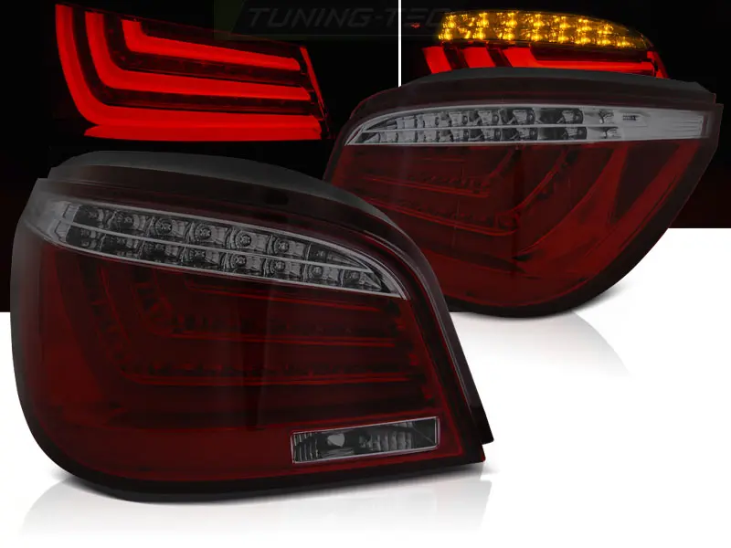 Baklykter LED BMW (E60) 2003-2007 RED SMOKE