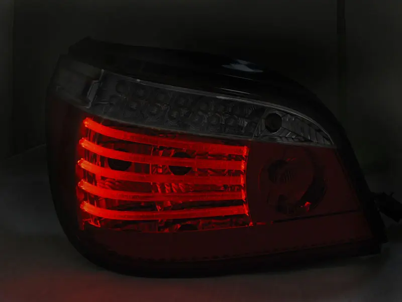 Baklykter LED BMW (E60) 2003-2007 RED WHITE – bilde 2