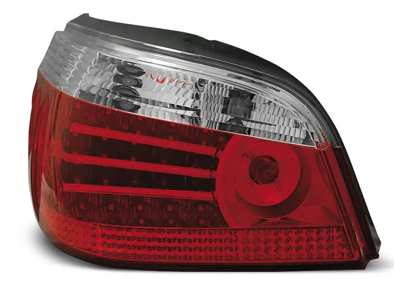 Baklykter LED BMW (E60) 2003-2007 RED WHITE – bilde 5
