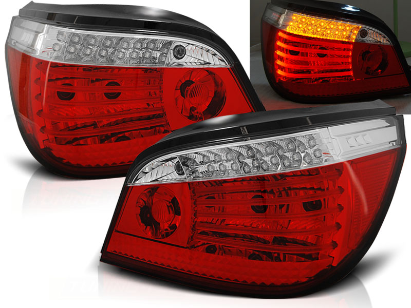 Baklykter LED BMW (E60) 2003-2007 RED WHITE