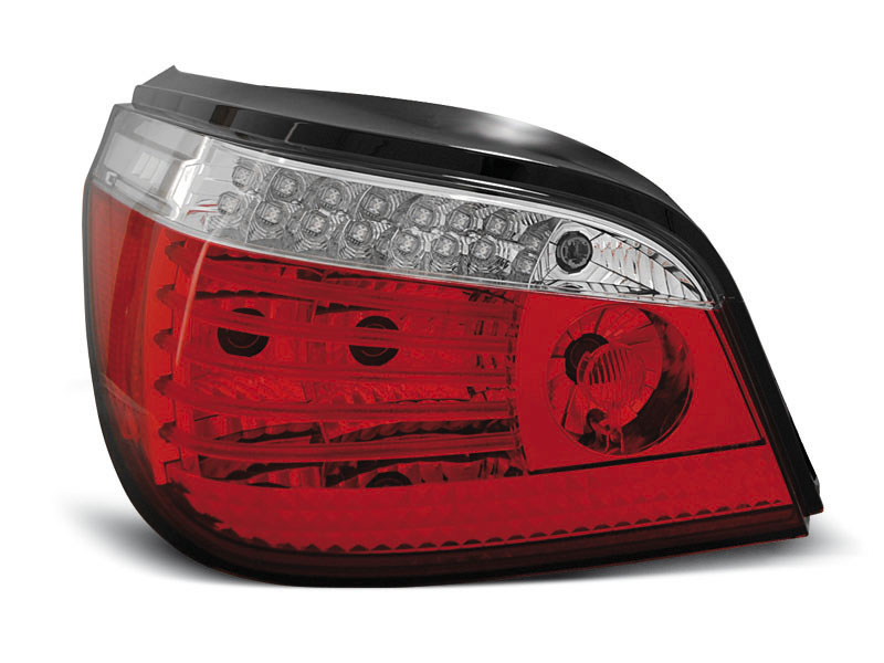 Baklykter LED BMW (E60) 2003-2007 RED WHITE – bilde 3