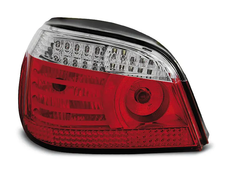 Baklykter LED BMW (E60) 2003-2007 RED WHITE – bilde 3