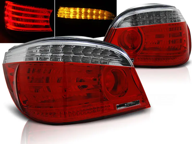 Baklykter LED BMW (E60) 2003-2007 RED WHITE