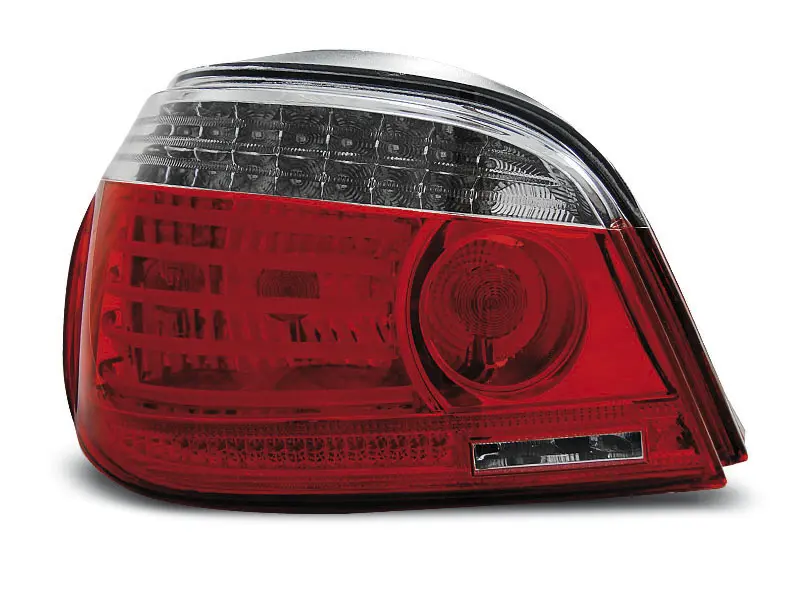 Baklykter LED BMW (E60) 2003-2007 RED WHITE – bilde 3
