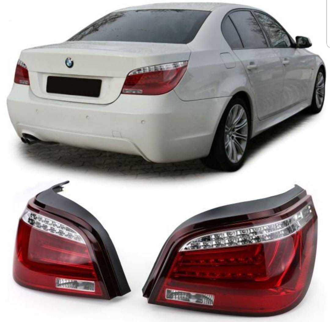 Baklykter LED BMW (E60) 2003-2007 RED WHITE 