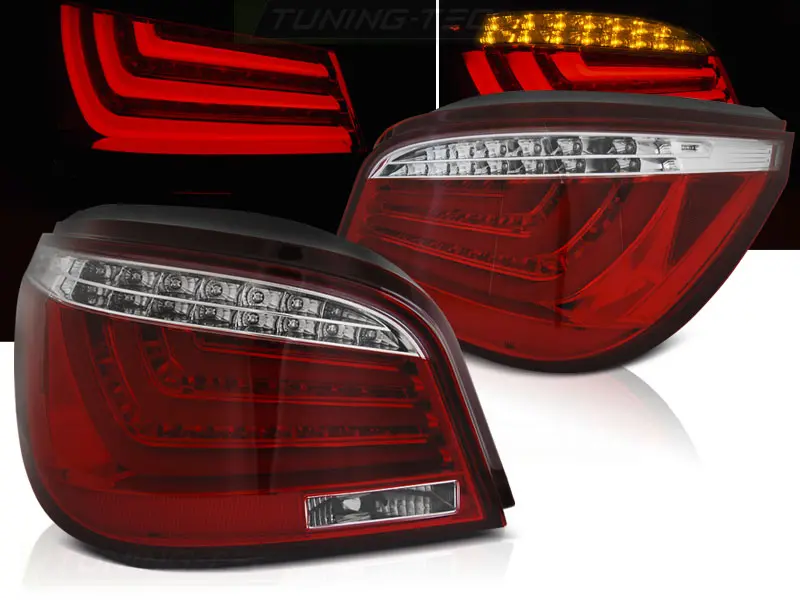 Baklykter LED BMW (E60) 2003-2007 RED WHITE