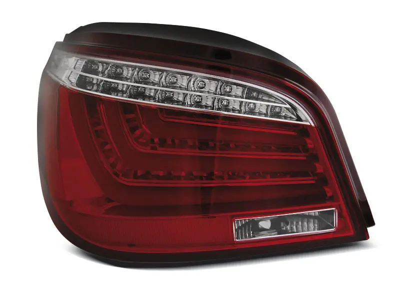 Baklykter LED BMW (E60) 2003-2007 RED WHITE – bilde 3