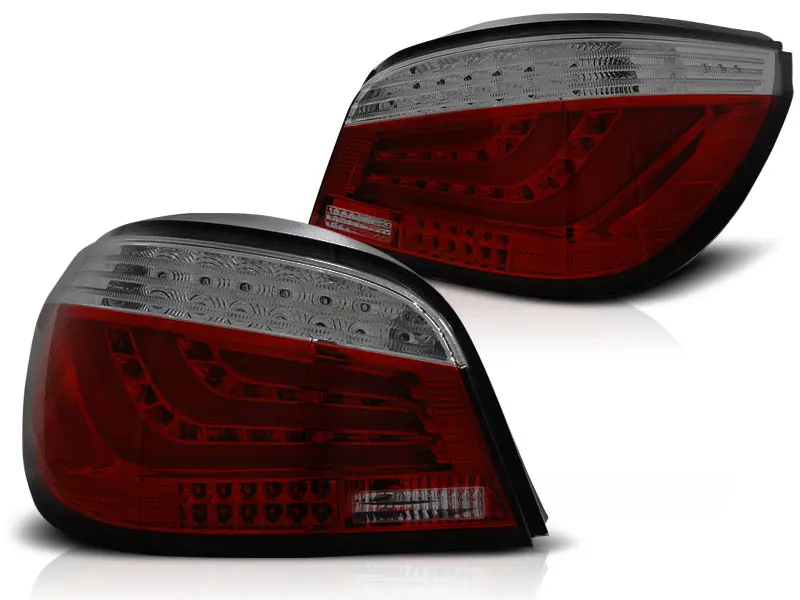Baklykter LED BMW (E60) 2007-2009 RED SMOKE