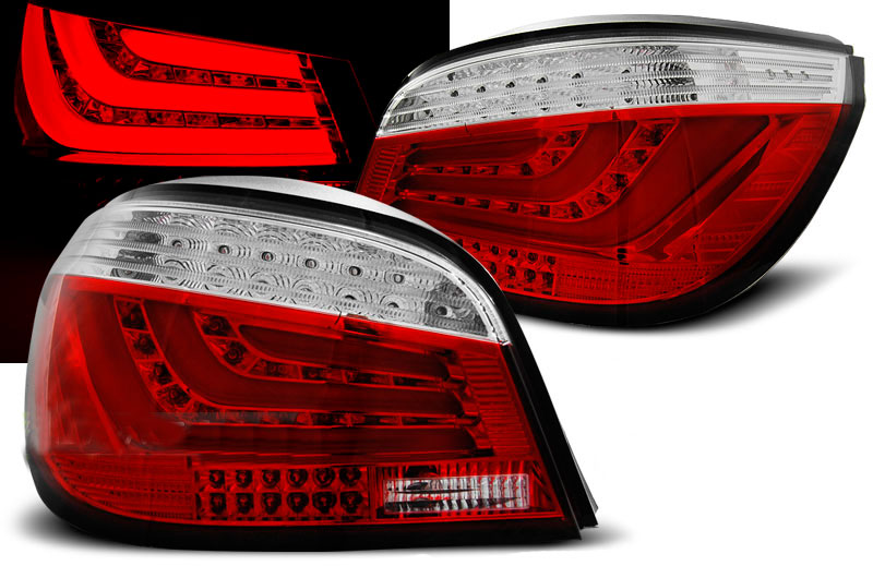 Baklykter LED BMW (E60) LCI 2007-2010 RED WHITE