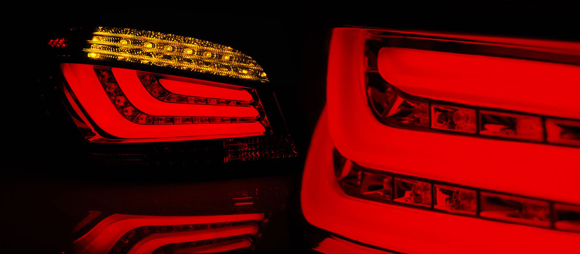 Baklykter LED BMW (E60) LCI 2007-2010 RED WHITE – bilde 2