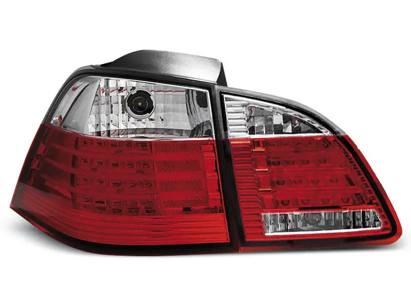 Baklykter LED BMW (E61) 2004-2007 Stasjonsvogn RED WHITE – bilde 5