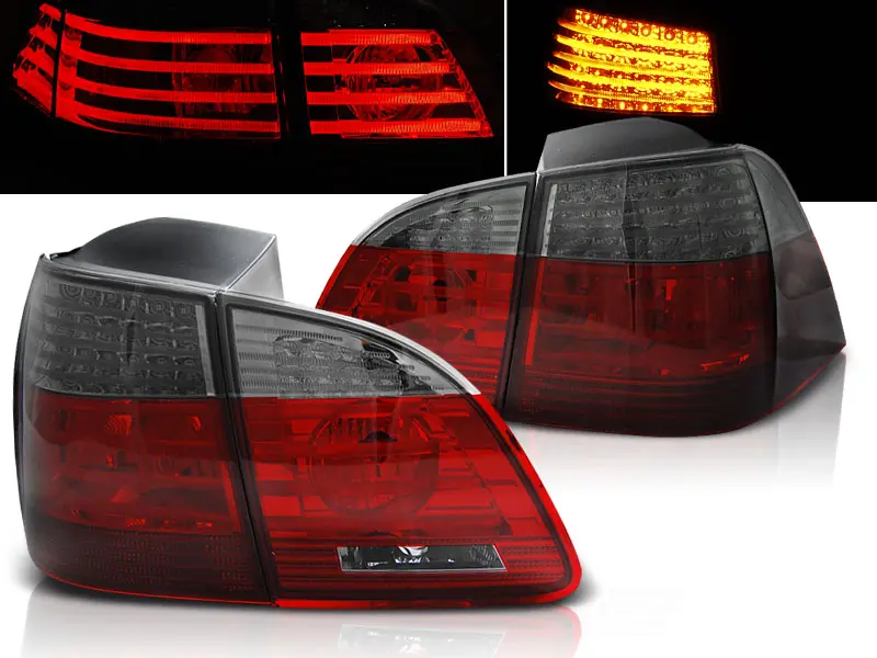 Baklykter LED BMW (E61) 2004-2007 TOURING RED SMOKE