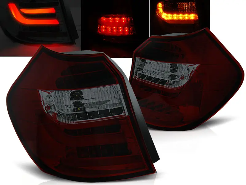 Baklykter LED BMW (E87/E81) 2004-2007 RED SMOKE 