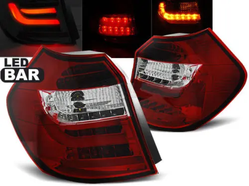 Baklykter LED BMW (E87/E81) 2004-2007 RED WHITE