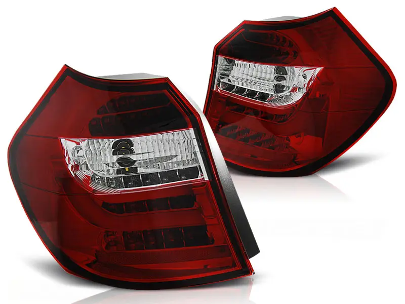 Baklykter LED BMW (E87/E81) 2004-2007 RED WHITE – bilde 3