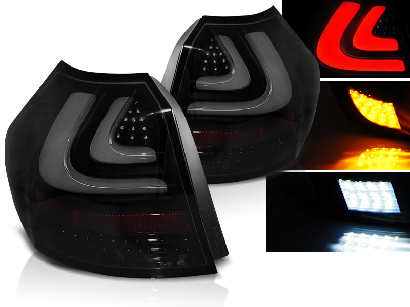 Baklykter LED BMW (E87/E81) 2004-2007 SMOKE BLACK