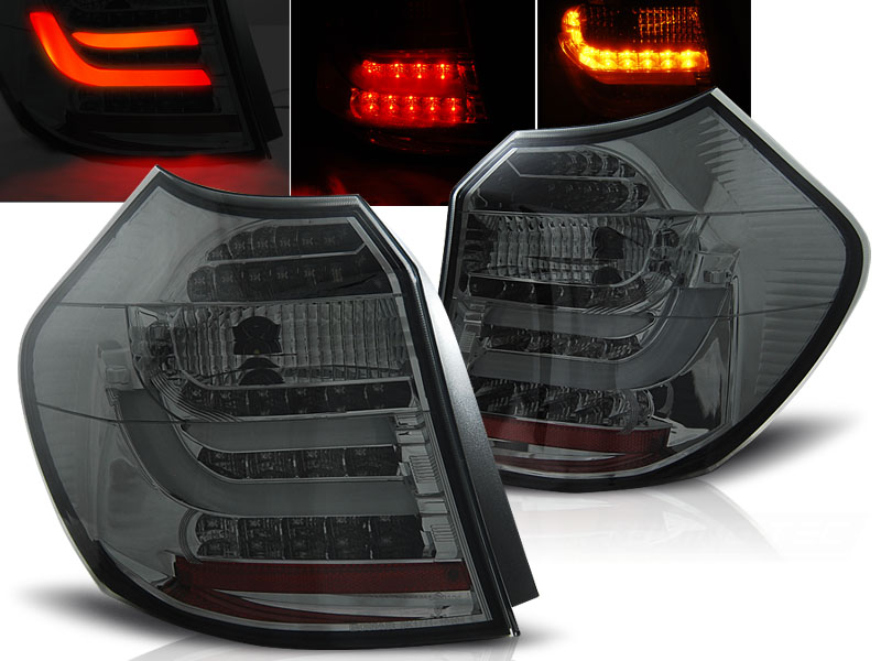 Baklykter LED BMW (E87/E81) 2004-2007 SMOKE LED 