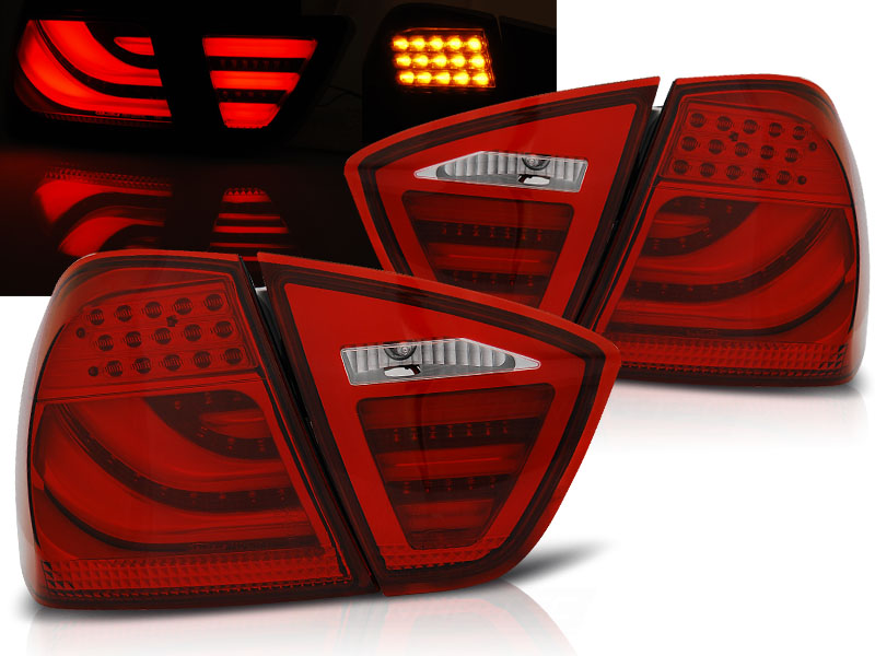 Baklykter LED BMW (E90) 2005-2008 RED