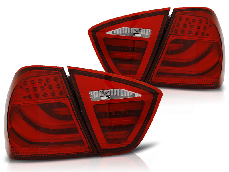 Baklykter LED BMW (E90) 2005-2008 RED – bilde 4