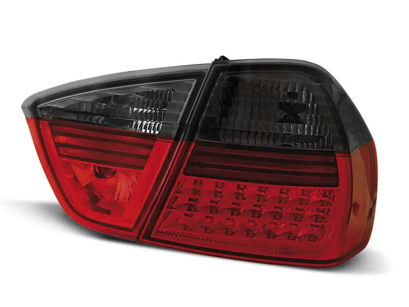 Baklykter LED BMW (E90) 2005-2008 RED SMOKE – bilde 3