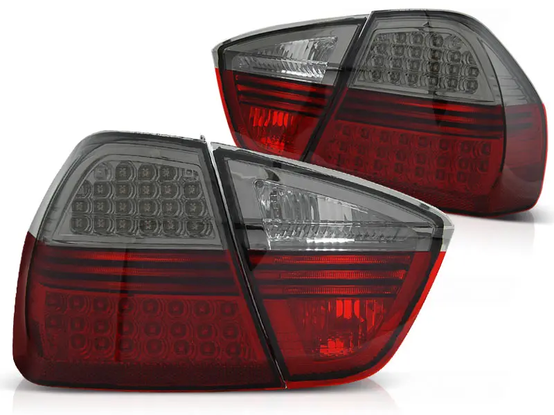 Baklykter LED BMW (E90) 2005-2008 RED SMOKE – bilde 2