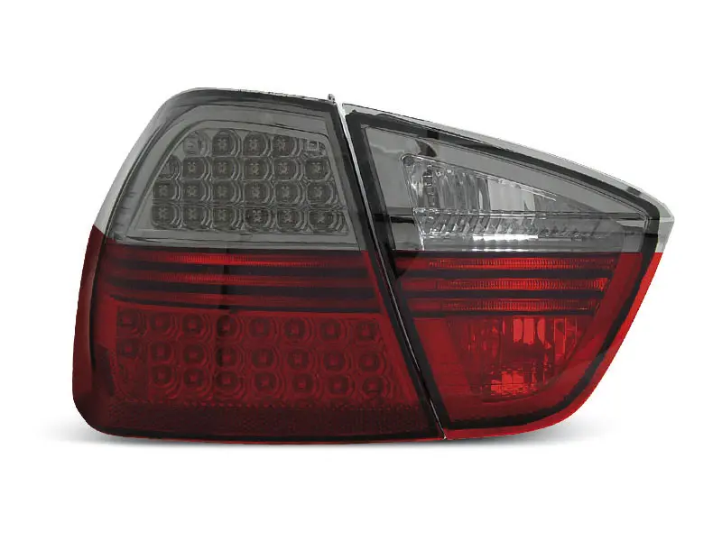 Baklykter LED BMW (E90) 2005-2008 RED SMOKE – bilde 3
